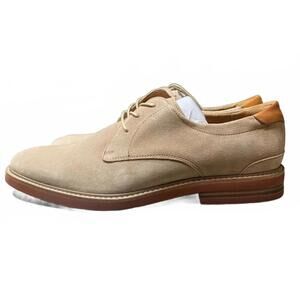 Brand New with Box Florsheim Highland PT OX Men's Beige Suede Oxford Dress Shoes